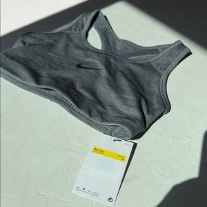 Nike Women’s Charcoal Grey Racerback Sports Bra